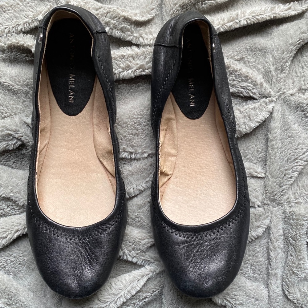 Size 9 Black Antonio Melani Ballet Flats